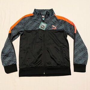 Puma Track Jacket Zip Up Kids Boys Medium 10-12 Sweater